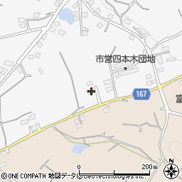 熊本県玉名市伊倉北方2585-5周辺の地図