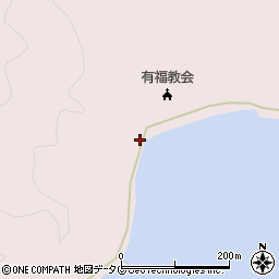 長崎県南松浦郡新上五島町有福郷567周辺の地図