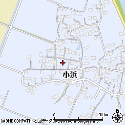 熊本県玉名市小浜581周辺の地図