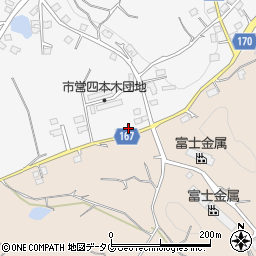 熊本県玉名市伊倉北方2535-4周辺の地図