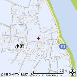 熊本県玉名市小浜639周辺の地図