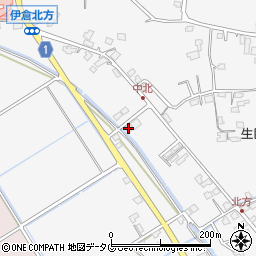 熊本県玉名市伊倉北方228周辺の地図