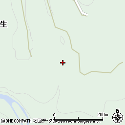 大分県豊後大野市緒方町栗生294周辺の地図