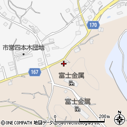 熊本県玉名市宮原52周辺の地図