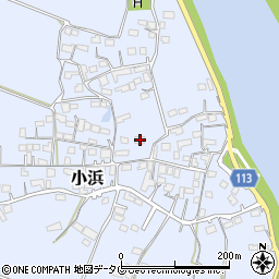 熊本県玉名市小浜635周辺の地図
