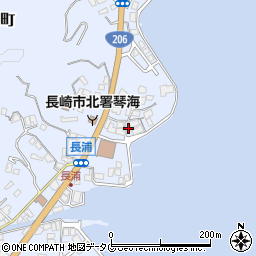 長崎県長崎市長浦町2590周辺の地図