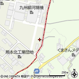 九州柳河精機株式会社　代表周辺の地図