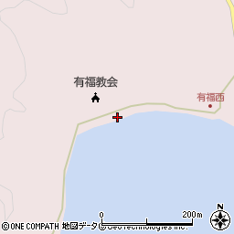 長崎県南松浦郡新上五島町有福郷516周辺の地図