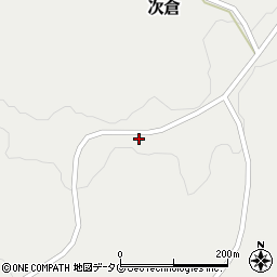 大分県竹田市次倉1197周辺の地図