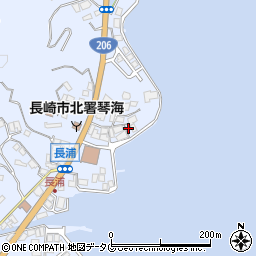 長崎県長崎市長浦町2588周辺の地図