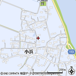 熊本県玉名市小浜67周辺の地図