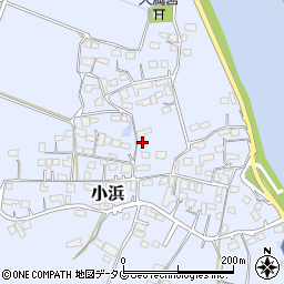 熊本県玉名市小浜67-2周辺の地図