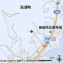 長崎県長崎市長浦町2698周辺の地図