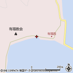 長崎県南松浦郡新上五島町有福郷355周辺の地図