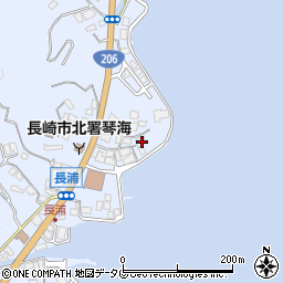 長崎県長崎市長浦町2587周辺の地図