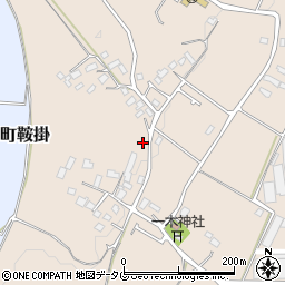 熊本県熊本市北区植木町一木322周辺の地図