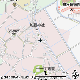 熊本県玉名市川島870周辺の地図