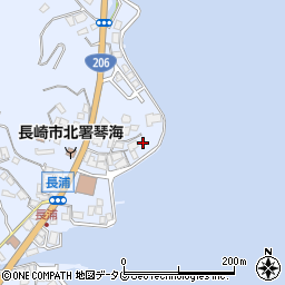 長崎県長崎市長浦町2586周辺の地図