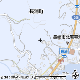 長崎県長崎市長浦町2456周辺の地図
