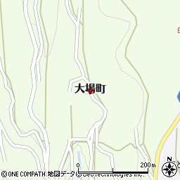 長崎県諫早市大場町周辺の地図