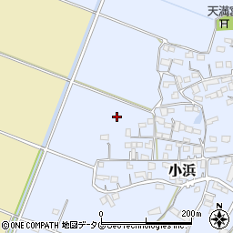 熊本県玉名市小浜周辺の地図