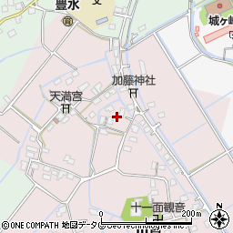 熊本県玉名市川島878周辺の地図
