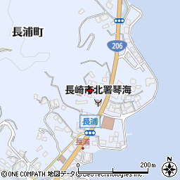 長崎県長崎市長浦町2608周辺の地図