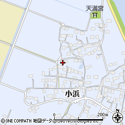熊本県玉名市小浜93周辺の地図