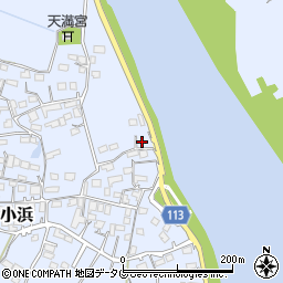 熊本県玉名市小浜60周辺の地図