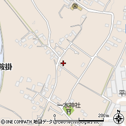熊本県熊本市北区植木町一木12周辺の地図