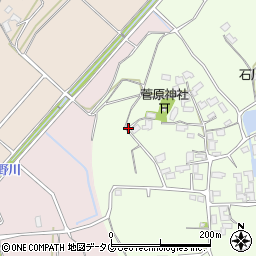 熊本県熊本市北区植木町石川周辺の地図