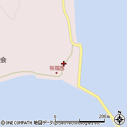 長崎県南松浦郡新上五島町有福郷345周辺の地図