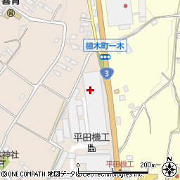 熊本県熊本市北区植木町一木78周辺の地図