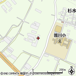 熊本県菊池郡大津町杉水2869周辺の地図