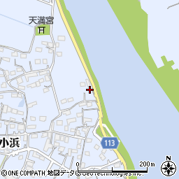 熊本県玉名市小浜59周辺の地図