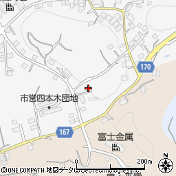 熊本県玉名市伊倉北方2407-1周辺の地図