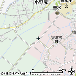 熊本県玉名市小野尻743周辺の地図