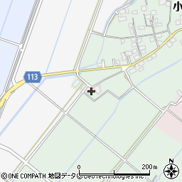 熊本県玉名市小野尻735周辺の地図