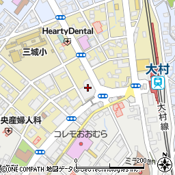 大村バスターミナルビル株式会社　２階・貸ホール事務局周辺の地図