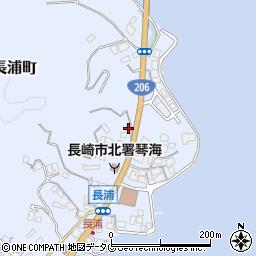 長崎県長崎市長浦町2606周辺の地図