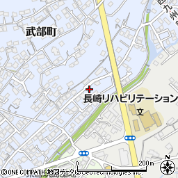 長崎県大村市武部町115周辺の地図