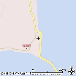 長崎県南松浦郡新上五島町有福郷326周辺の地図