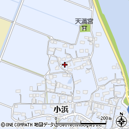 熊本県玉名市小浜86周辺の地図