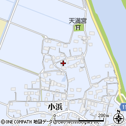 熊本県玉名市小浜83周辺の地図