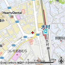 個別指導塾スタンダード　大村駅前高校部周辺の地図