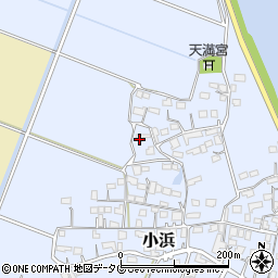 熊本県玉名市小浜7周辺の地図