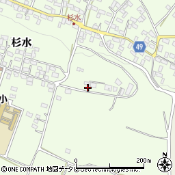 熊本県菊池郡大津町杉水3164周辺の地図