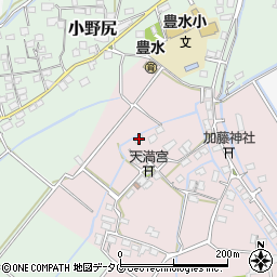熊本県玉名市川島905周辺の地図