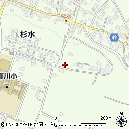 熊本県菊池郡大津町杉水2446周辺の地図