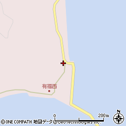 長崎県南松浦郡新上五島町有福郷325周辺の地図